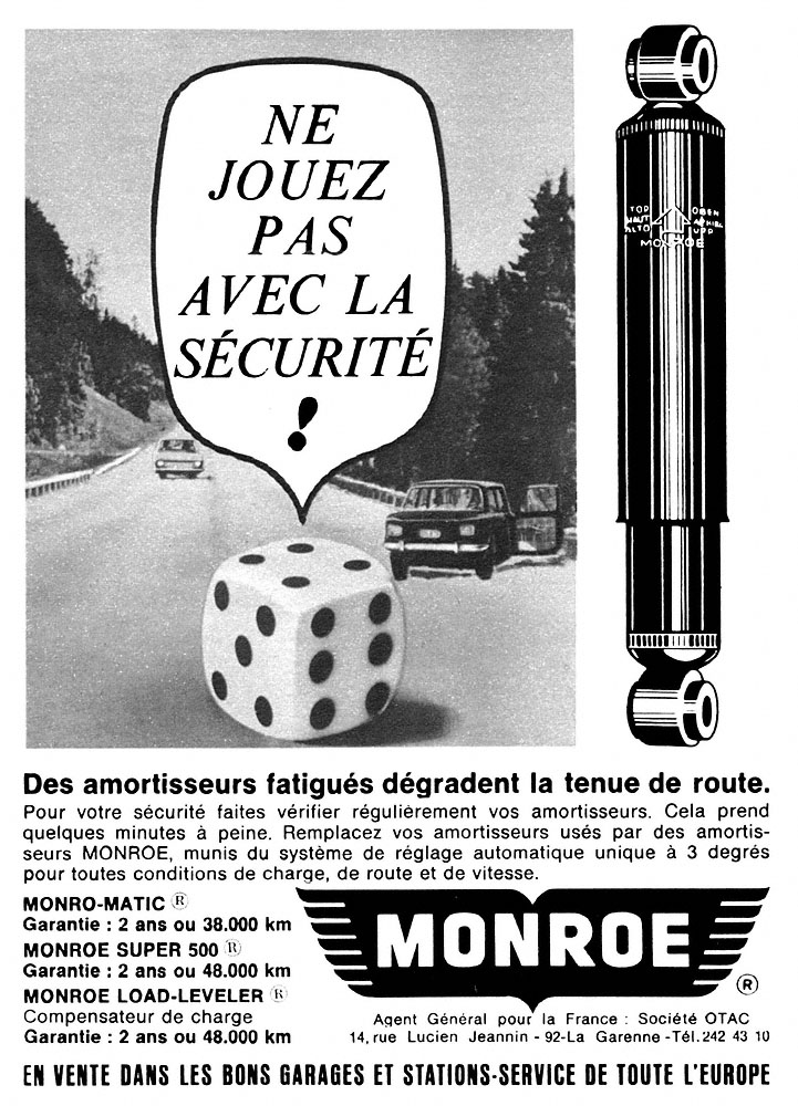 Advert Monroe 1967