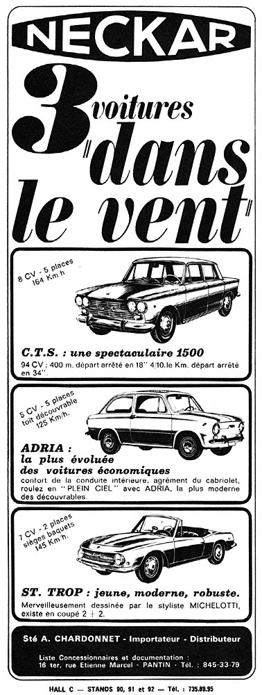 Advert Neckar 1965