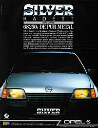 Advert Opel 1987