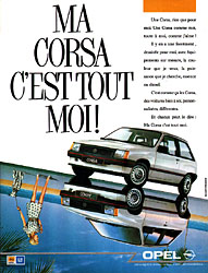 Advert Opel 1987