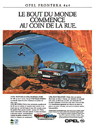 Advert Opel 1993