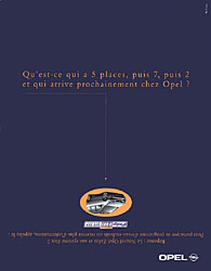 Advert Opel 1999