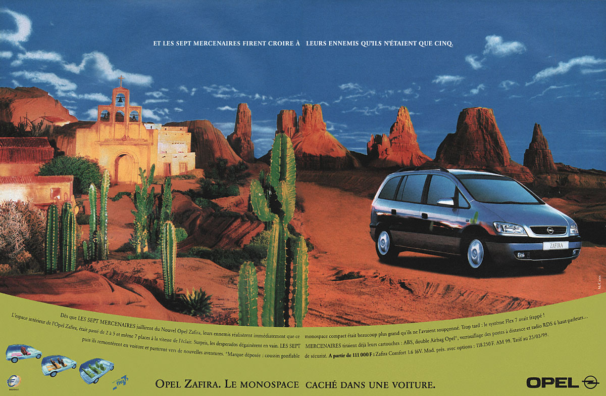 Advert Opel 1999