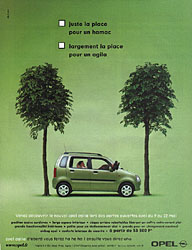 Advert Opel 2000