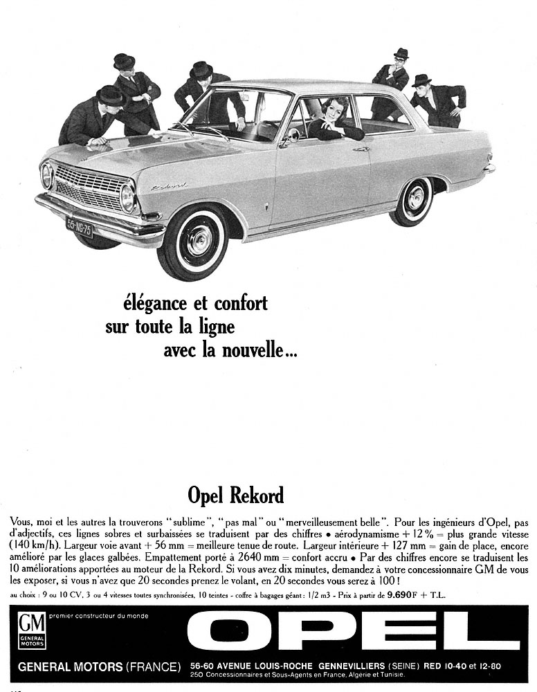 Advert Opel 1963