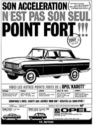 Advert Opel 1964