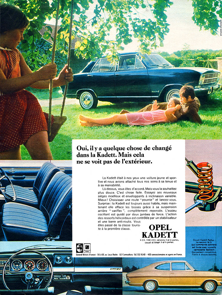 Advert Opel 1967