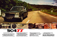 Advert Peugeot 1977