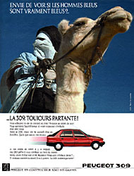 Advert Peugeot 1988