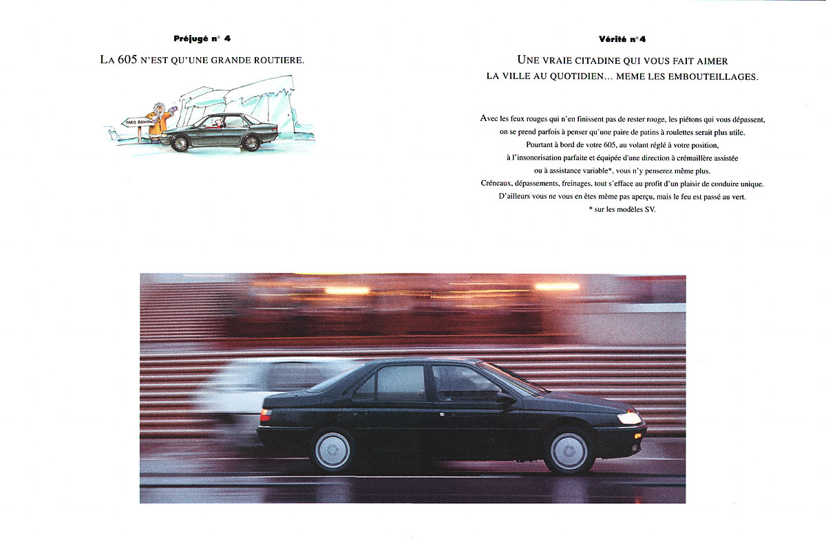 Advert Peugeot 1992