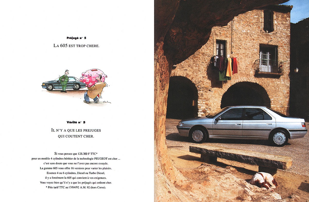 Advert Peugeot 1992