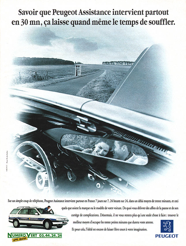 Advert Peugeot 1993