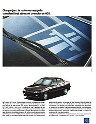 Advert Peugeot 1993