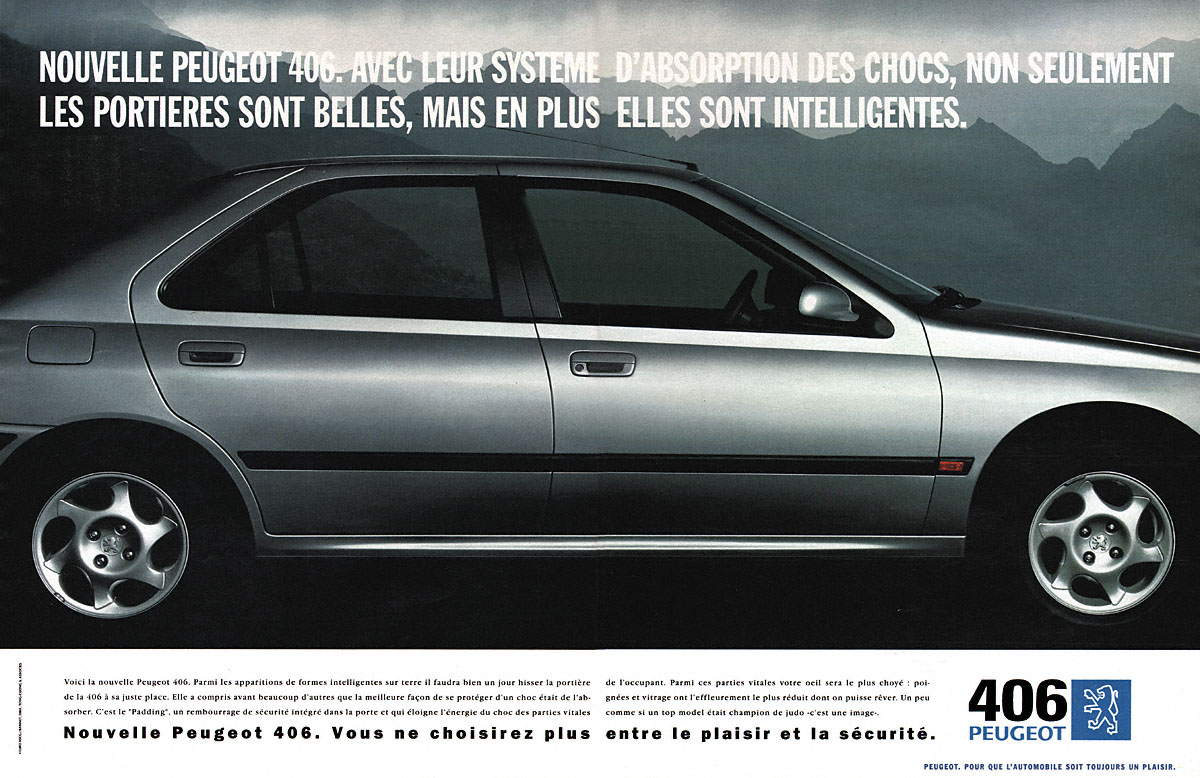 Advert Peugeot 1995