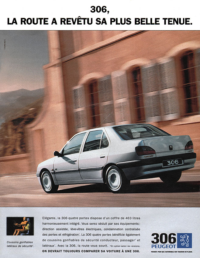 Advert Peugeot 1998