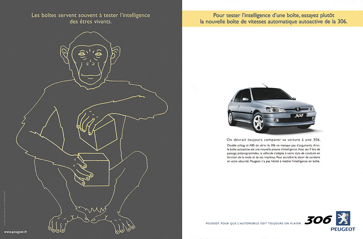 Advert Peugeot 1999