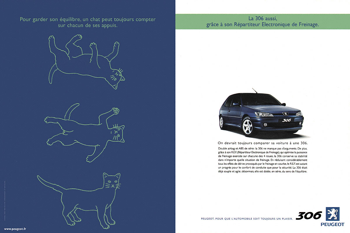 Advert Peugeot 1999