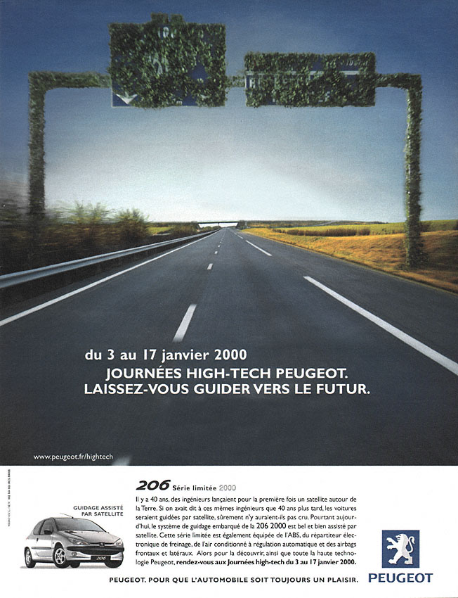 Advert Peugeot 2000
