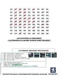 Advert Peugeot 2000