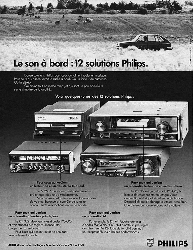 Advert Philips 1972