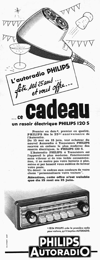 Advert Philips 1959