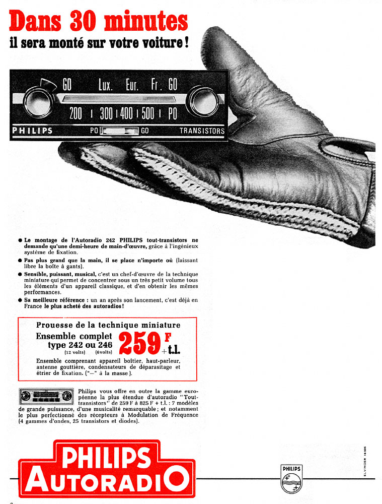 Advert Philips 1965