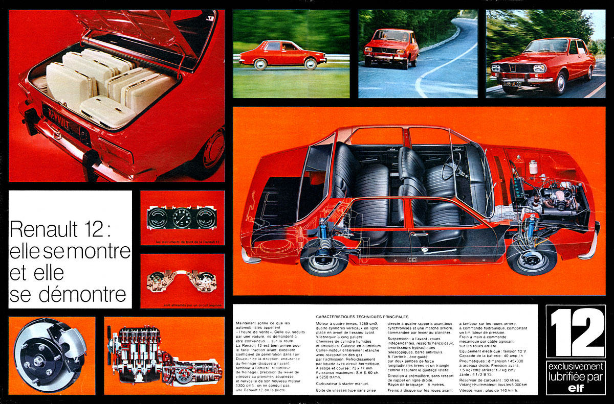Advert Renault 1969