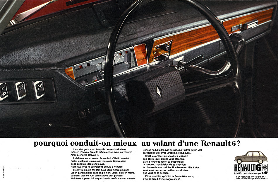 Advert Renault 1970