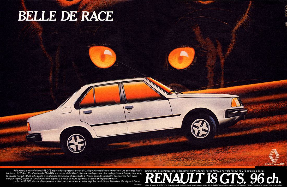 Advert Renault 1981
