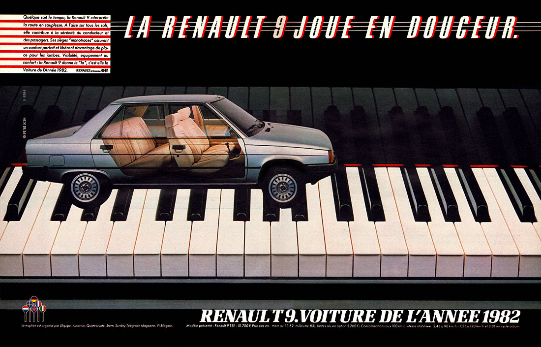 Advert Renault 1982