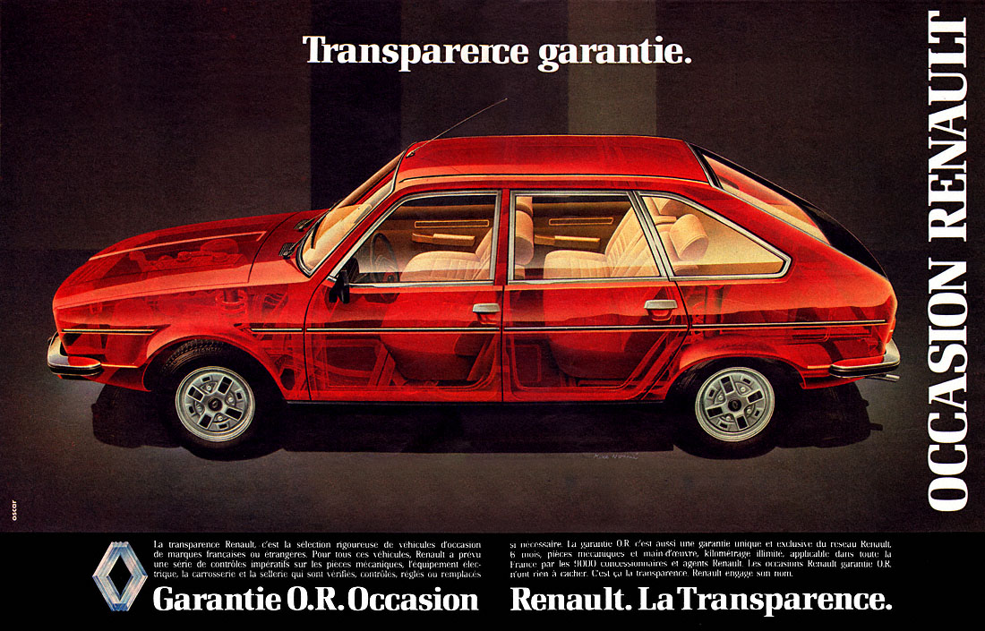 Advert Renault 1983
