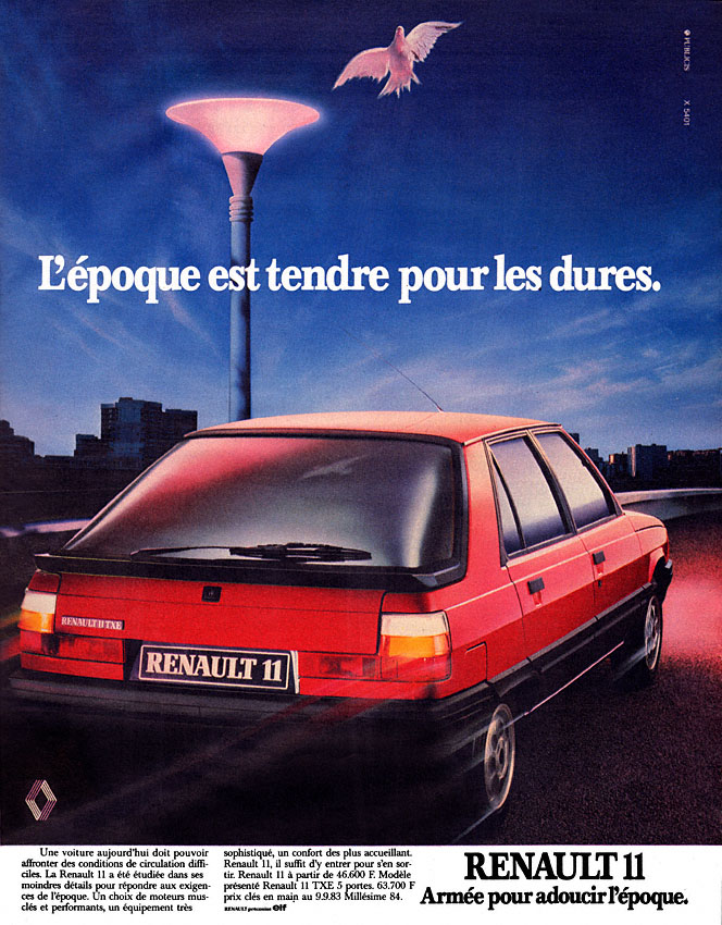 Advert Renault 1983