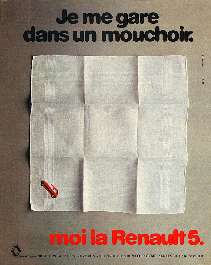 Advert Renault 1984