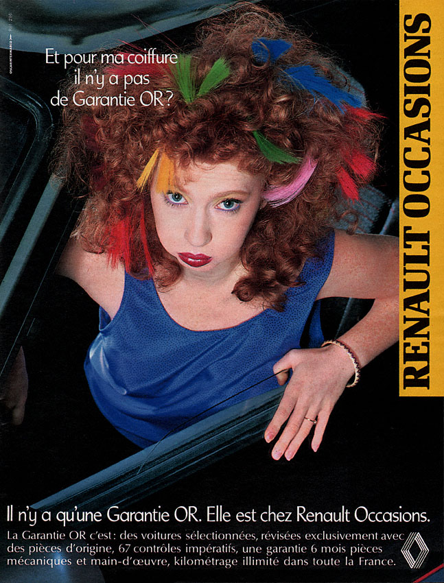 Advert Renault 1987