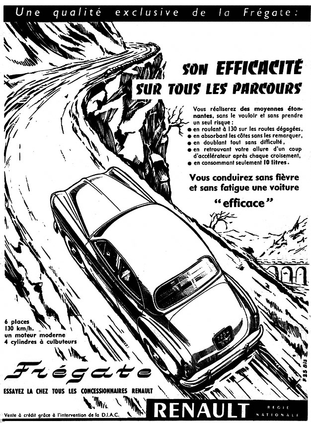 Advert Renault 1953