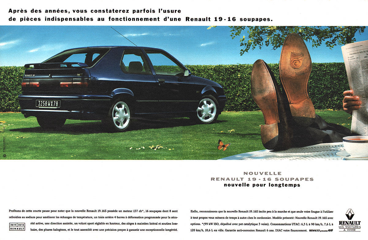 Advert Renault 1992