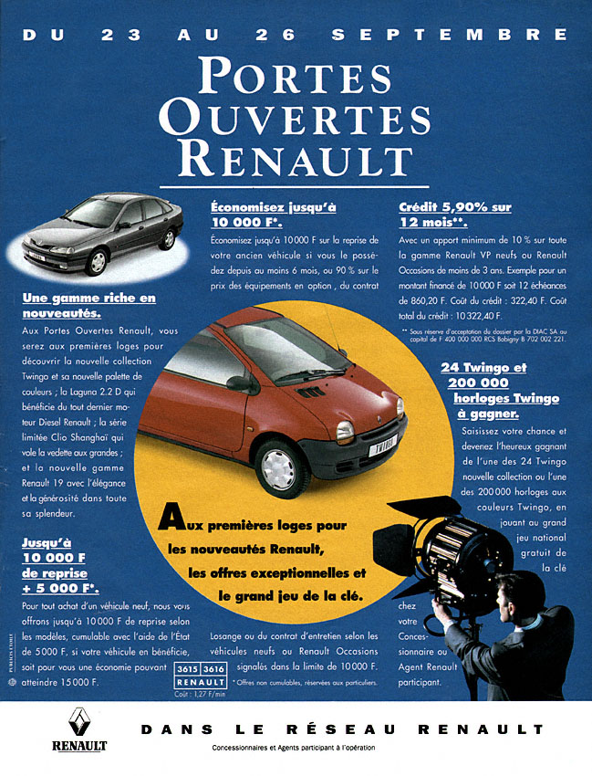 Advert Renault 1994