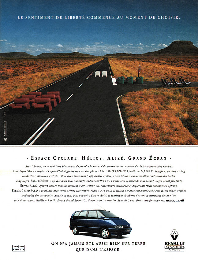 Advert Renault 1995