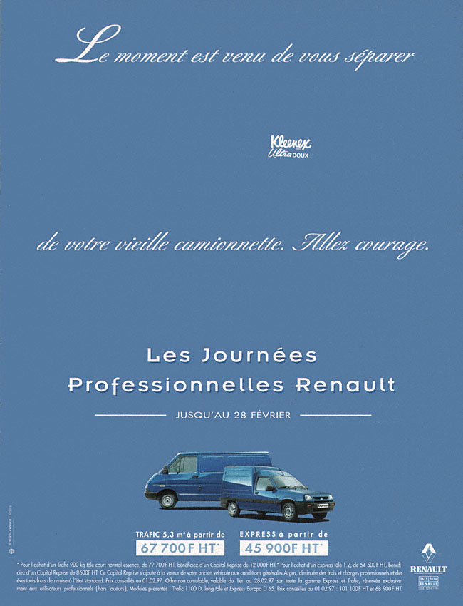 Advert Renault 1997