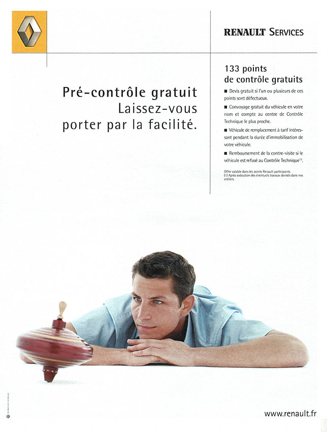 Advert Renault 2000