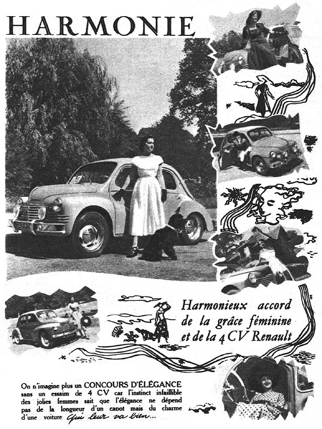 Advert Renault 1949