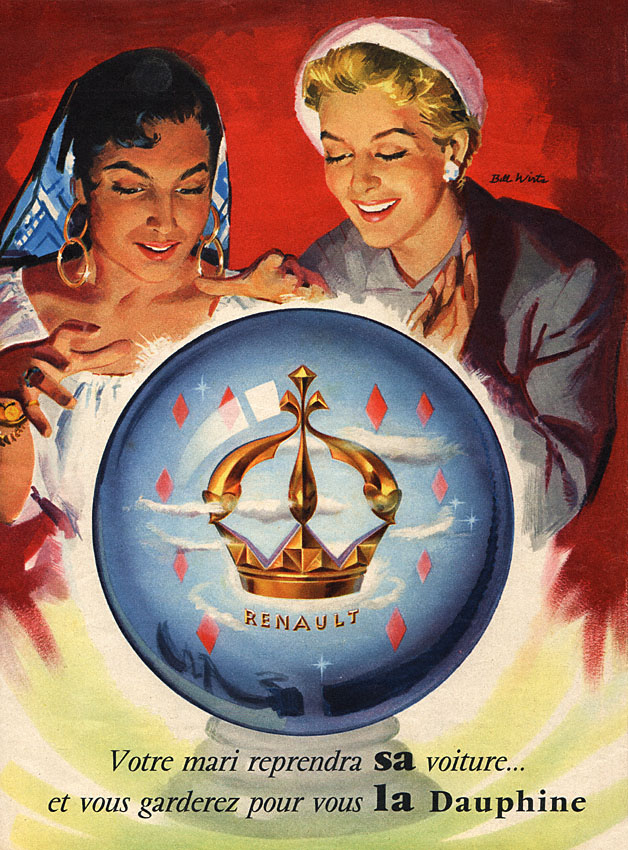 Advert Renault 1957