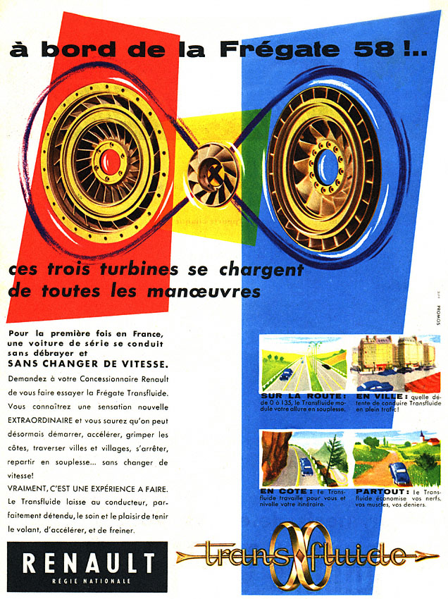 Advert Renault 1957