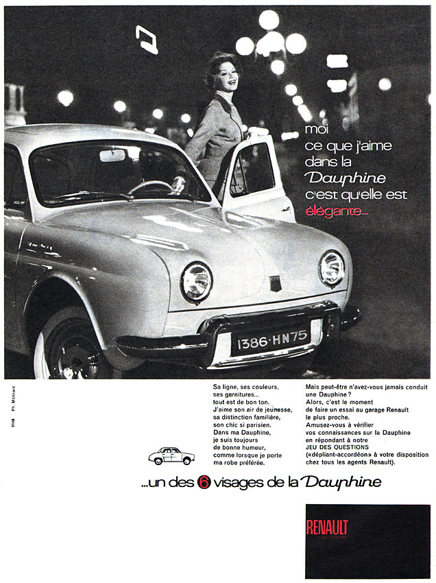 Advert Renault 1959