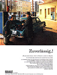 Advert Renault 1960