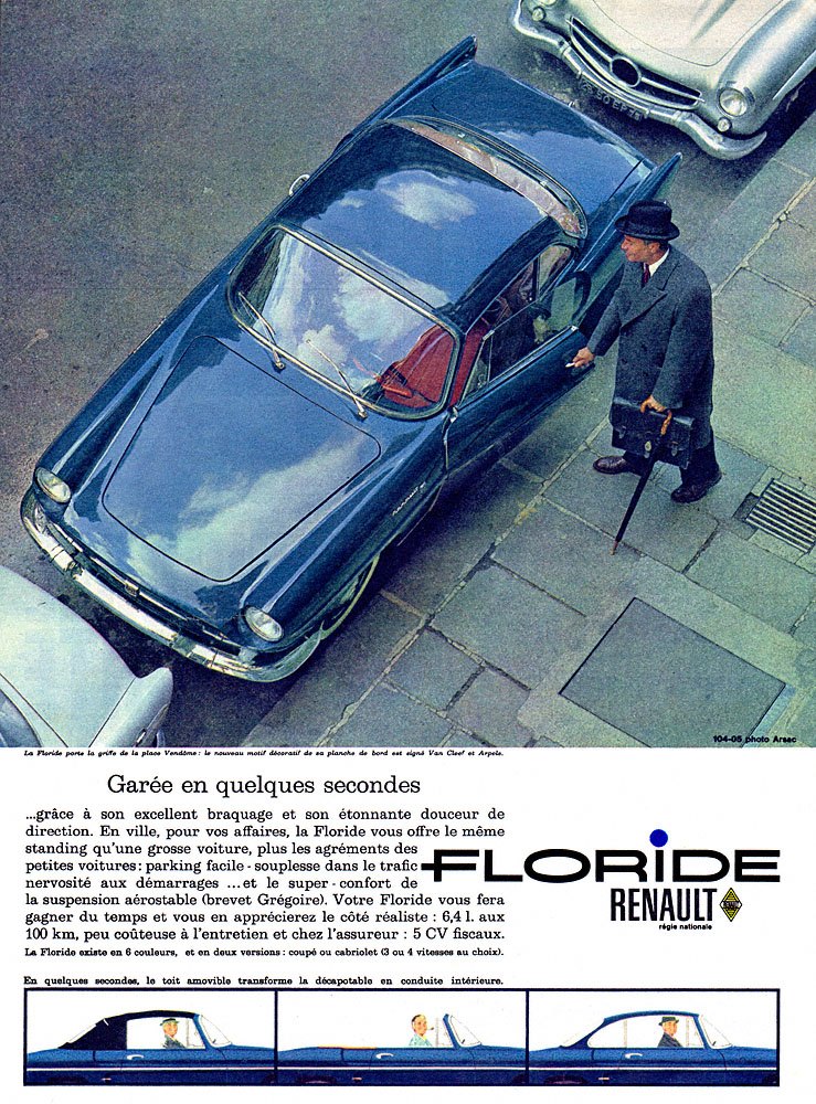 Advert Renault 1960