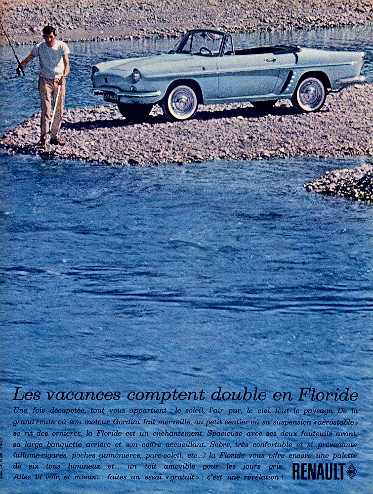 Advert Renault 1961