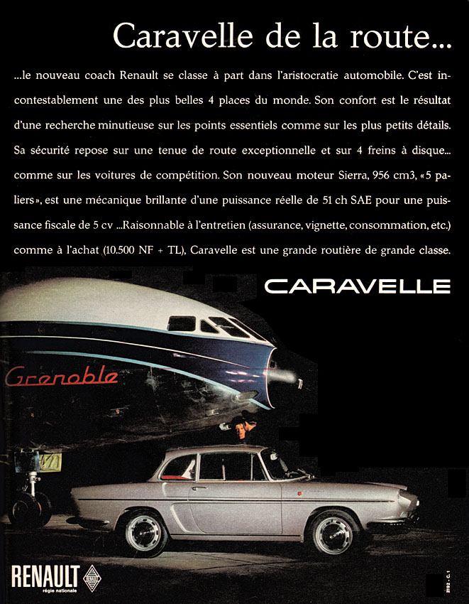 Advert Renault 1962