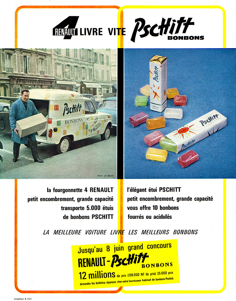 Advert Renault 1962