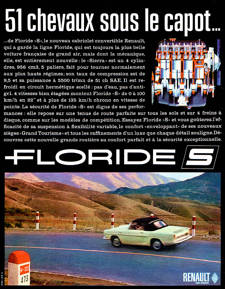 Advert Renault 1962